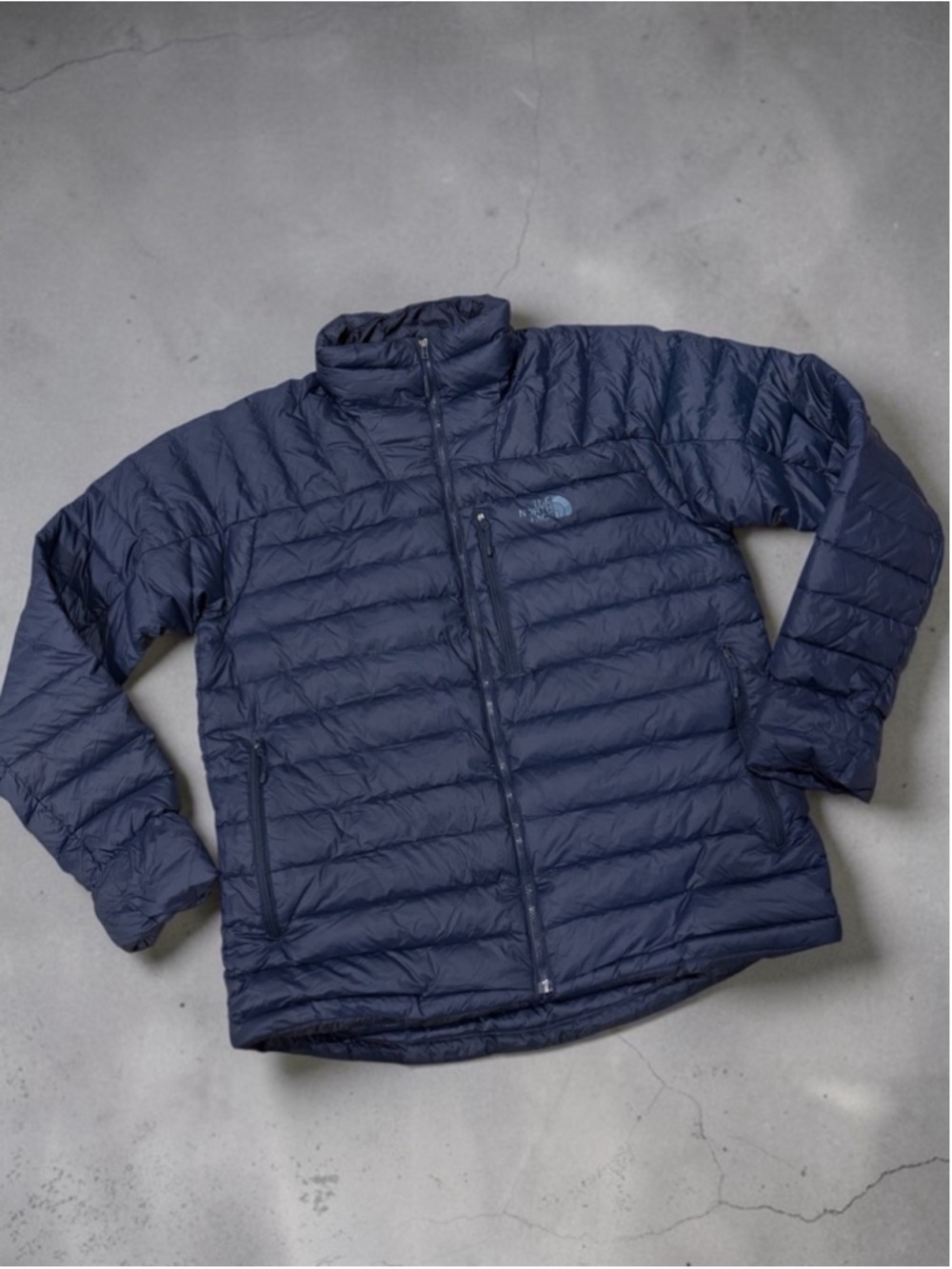 The North Face Men's Blue Morph Down Jacket Large